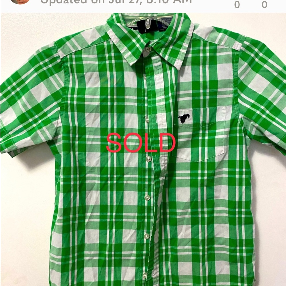 Boys button up shirt